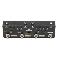 Pédale multi-effets 5-en-1 MOSKYAUDIO SOLO918 pour guitare : Overdrive, Distortion, Réverbération, Delay, Boucle d'effets, True Footswitch, en plastique