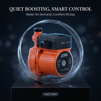 Pompe de surpression automatique silencieuse en ligne haute pression pour la circulation d'eau chaude et froide résidentielle OEM LPA15-90