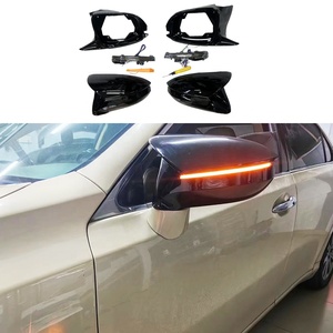 Car World 2006-2008 ES300/ES330 LED Style <b>Plastic</b> Gloss Black <b>Mirror</b> Cover Replacement - Product Image 3
