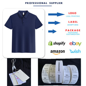 Bán Buôn 100% Polyester Sợi T-Shirt Unisex Tùy Chỉnh Thêu Logo Polo T-Shirt Người Đàn Ông Tùy Chỉnh In Đồng Bằng Golf Polo - Product Image 4