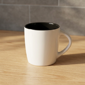 Mug en céramique moderne de 340 ml avec couvercle, design aztèque, sans marque, pour café/thé, usage en café et cadeaux d'affaires - Product Image 2
