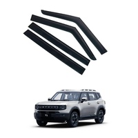 Déflecteurs de pluie noirs pour vitres de portières Jetour T1 2025 – Accessoires 4x4 pour Chevrolet Jetour T1 2026