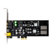 Optik Koaksiyel Çıkışlı PCIe X1 HIFI Ses Kartı ES9018 K2M DAC CM108AH Çip 7.1 Oyun Akışı PC için Çevresel Ses