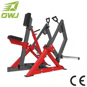 Máquina de entrenamiento de espalda vertical con carga de placas - Equipo de gimnasio en casa de acero seguro - Product Image 1