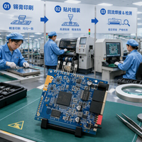 Fabricant OEM de prototypes de circuits imprimés EMS, usine de montage de circuits imprimés PCBA, service de montage de circuits imprimés électroniques sur mesure, fabricant de circuits imprimés, service SMT, circuits imprimés Rogers ENIG