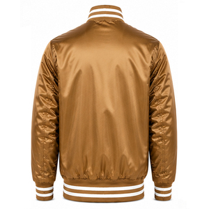 2026 Customized New Best Top Quality Custom Satin <b>Jackets</b> For <b>Men</b> Polyester Material Satin <b>Jacket</b> Satin Bomber New Style <b>Jacket</b> - Product Image 3