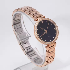 stainless steel blue Aventurine rose gold waterproof women top quartz <b>watches</b> - Product Image 3
