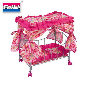 Fei Li Toy Doll Camas y <span class=keywords><strong>cuna</strong></span> <span class=keywords><strong>para</strong></span> <span class=keywords><strong>muñecas</strong></span> 11 ''-15'' Juguetes <span class=keywords><strong>para</strong></span> niña Muñeca Muebles Juguetes - Product Image 3