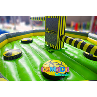 Course d'obstacles rotative interactive Meltdown Challenge jeux de sport jeu de Machine de wipeout gonflable barres de saut jeu de balayeuse