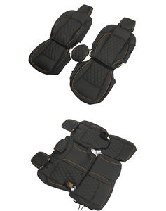 Fundas de Asiento de Coche GANE de Diseño de Lujo, Cuero de Alta Calidad con Flores de Diamantes, Juego Completo para Jeep Wrangler Cherokee Renegade Guide 1997-2026 - Product Image 5