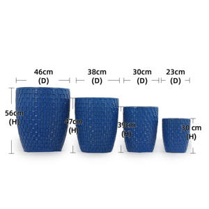 Grand <span class=keywords><strong>pot</strong></span> <span class=keywords><strong>de</strong></span> fleurs en céramique avec trou <span class=keywords><strong>de</strong></span> drainage, finition émaillée, durable, design moderne et classique, utilisation intérieure/extérieure, Jiangsu <span class=keywords><strong>Original</strong></span>, vente en gros - Product Image 6