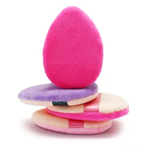 Eco friendly beauty foundation makeup tools and accessories latex free pink cosmetics makeup sponge