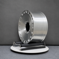 Jantes en alliage forgé sur mesure, 1 pièce, finition argent brossé, aérodynamiques, 20, 21, 22 pouces, 5x112, 5x120, pour Mercedes Classe E et S