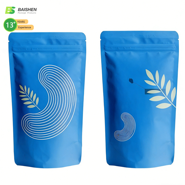Custom Recyclable Food Stand-Up Pouch Zipper Top Food-Grade Packaging for Candy for Pet Food