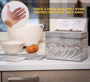 2025 Hướng Dẫn Mới paulownia gỗ tùy chỉnh chế độ ăn uống lưu trữ in ấn trang trí công thức Thẻ hộp công thức bằng gỗ hộp - Product Image 6