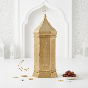 Manufacturers <b>Large</b> Metal Moroccan Style Candle <b>Lantern</b> for Ramadan Home & Events Decorations - Product Image 2