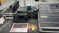 Mezclador de Audio Profesional DM16 de 16 Canales, Mezclador Analógico Digital con Wifi, Control Remoto, Consola de Mezcla con Pantalla Táctil de 5 Pulgadas, Plástico, IOS