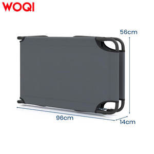 <span class=keywords><strong>Lit</strong></span> de camping <span class=keywords><strong>pliable</strong></span> WOQI, <span class=keywords><strong>lit</strong></span> de camp robuste pour l'extérieur, <span class=keywords><strong>lit</strong></span> de repos <span class=keywords><strong>pliable</strong></span> portable pour les voyages, la terrasse, la plage, le bureau - Product Image 4