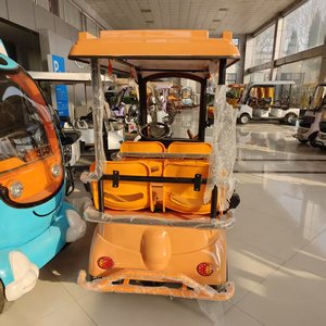 Voitures électriques de tourisme de style dessin animé personnalisables neuves de la marque HKBG >8 places Batterie au plomb pour parcs d'attractions aéroports - Product Image 5