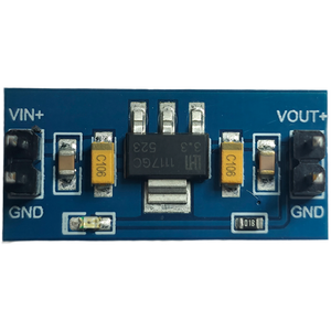 Módulo de fuente de alimentación de 5V a 3,3 V, Mini regulador lineal LM1117, convertidor de voltaje LDO con salida de 500mA, MLS1117-04 para Arduino - Product Image 3