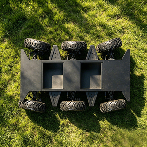 Châssis de robot électrique WA6 à 6 roues, assemblage de châssis 6x6, moteur moyeu, suspension indépendante, direction <span class=keywords><strong>Ackermann</strong></span>, haute capacité de charge - Product Image 5