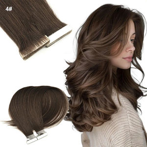 <span class=keywords><strong>Precio</strong></span> <span class=keywords><strong>de</strong></span> Fábrica al por Mayor, Extensiones <span class=keywords><strong>de</strong></span> Cabello Humano Remy 100% Virgen, Personalizadas, Súper Dobles, Invisibles, con Cinta Adhesiva, Sin Caída, Suaves y Brillantes - Product Image 2