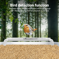 Caméra de surveillance de la faune de jardin extérieure, mangeoire à oiseaux avec caméra, reconnaissance des espèces d'oiseaux par IA, mangeoire intelligente avec caméra