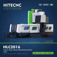 Ağır Hizmet Tipi Portal İşleme Merkezi HLC2016 Çift Kolon CNC Freze Tezgahı 2000x1800mm 3 Eksen Kalıp Yapımı İçin