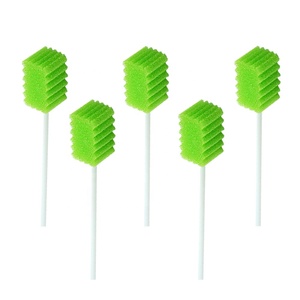 Munkcare Bán Buôn Dùng Một Lần Miếng Bọt Biển Dính Miếng Bọt Biển Nhựa <span class=keywords><strong>Stick</strong></span> Bằng Miệng Tăm Bông - Product Image 1