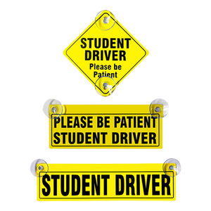 ชุดสติกเกอร์ติดรถยนต์สำหรับผู้ขับขี่3คน,<span class=keywords><strong>ป้าย</strong></span>เตือนความปลอดภัยสำหรับผู้ป่วยป้ายรถยนต์พร้อมถ้วย<span class=keywords><strong>ดู</strong></span>ด - Product Image 1