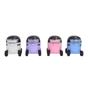 Nuevo Vaso de Plástico Creativo con Diseño de Coche Espacial de Dibujos Animados para Niños, Tapa Rebotable Portátil para Exteriores, Tubo de Succión, Cordón y Botella de Agua para Beber Directo - Product Image 6