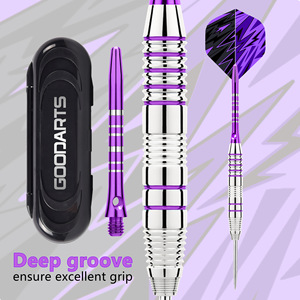 Ensemble <span class=keywords><strong>de</strong></span> fléchettes magnétiques <span class=keywords><strong>de</strong></span> sécurité professionnelles, corps en métal durable, ensemble <span class=keywords><strong>de</strong></span> 3 fléchettes pour <span class=keywords><strong>jeu</strong></span> en intérieur, compétition, entraînement - Product Image 4