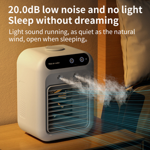 Enfriador de Aire Portátil Silencioso para Escritorio, Mini Aire Acondicionado Recargable con 2 Velocidades de Viento - Product Image 4