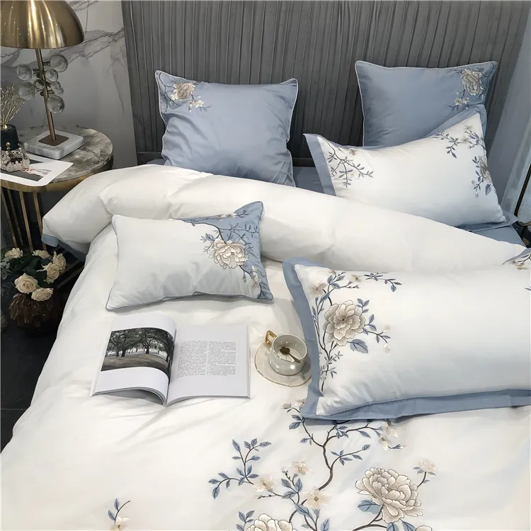 HOT SALE Organic Cotton Embroidery Bedding Sets