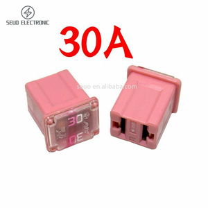 SEUO Bộ Chuyển Đổi Cầu Chì <span class=keywords><strong>PEC</strong></span> Bán Chạy Cầu Chì Ô Tô Hình Vuông Bảo Hiểm 15A-60A 32V Bu Lông Trên Cầu Chì - Product Image 5