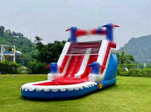 Castillo Inflable Comercial Gigante para Adultos y Niños <span class=keywords><strong>con</strong></span> <span class=keywords><strong>Piscina</strong></span> Desmontable, Fácil <span class=keywords><strong>de</strong></span> Instalar, Tamaño Personalizado, Material <span class=keywords><strong>de</strong></span> PVC - Product Image 2