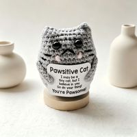 Poupée artisanale au crochet, motif dessin animé, énergie positive, poubelle flamboyante, cœur bicolore, nouveauté transfrontalière, produits phares en stock