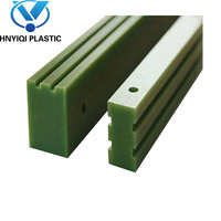 Rails de guidage linéaires en plastique HDPE UHMWPE, profil de rail de guidage pour ascenseur, résistant à l'usure, service de découpe sur mesure, rails de guidage linéaires HDPE