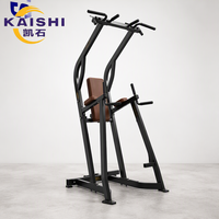 Station d'entraînement Kaishi pour tractions, dips et soulevements de genoux verticaux – Rack intégré pour l'entraînement du haut du corps et du tronc