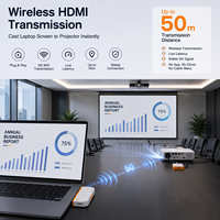 Kit de Transmisión Inalámbrica HD USB-C para Teléfono, Computadora Portátil, a TV, Monitor, Proyector, Video y Audio de 1080P con Señal Estable de 50M