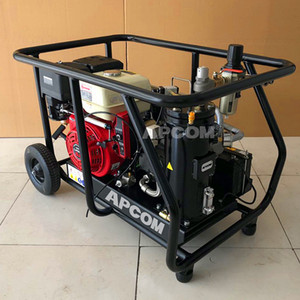APCOM Gasoline Piston Air Compressor High Compression Efficiency, Less Maintenance, Strong <b>Adaptability</b> - Product Image 2