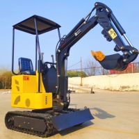 Mini-excavatrice électrique chinoise à prix avantageux, 0,8 tonne, 1 tonne, petite excavatrice électrique, excavatrice à chenilles à vendre