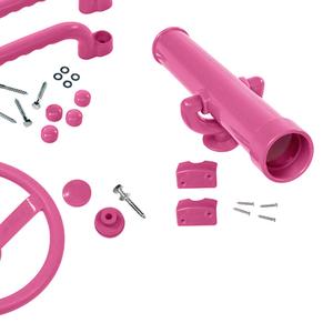 Set da gioco per parco giochi all'aperto accattivante per la casa sull'albero della nave pirata - Product Image 1