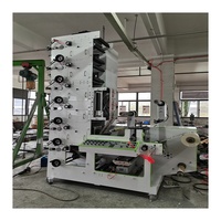 Imprimante automatique de films 4/5 couleurs LED UV pour impression flexo sur feuille d'aluminium et découpe, prix fabricant