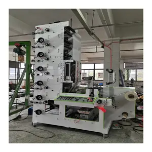 Automatic Film Printer 4 Color LED UV Aluminum Foil Flexo Printing and Die Cutting Machine Manufacturer Price