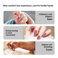 Coupe-ongles électrique multifonction transfrontalier M7, intégrant coupe, ponçage et anti-étranglement, pour personnes âgées et enfants