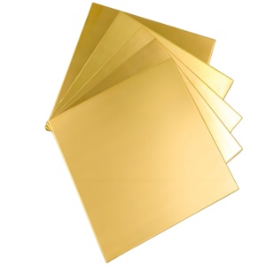 HPb63-3 Brass <b>Sheet</b> High <b>Copper</b> Alloy Easy to Machine Industrial Use with Welding Bending Cutting Services - Product Image 1