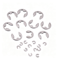 Factory Wholesale Precision Stainless Steel Open Snap Ring E Clip Wear Resistant Fastener