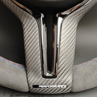 Volant sport M complet avec garniture en carbone tressé pour BMW F10 M5 F20 F30 F32 M3 F80 M4 F82 M2 F87 F90 F11 F13 X5 F15