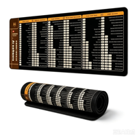 Tapis de souris et clavier de jeu rapide personnalisé pour Excel, grand tapis de bureau carré en caoutchouc imperméable et antidérapant de 800x300cm, épaisseur 3mm